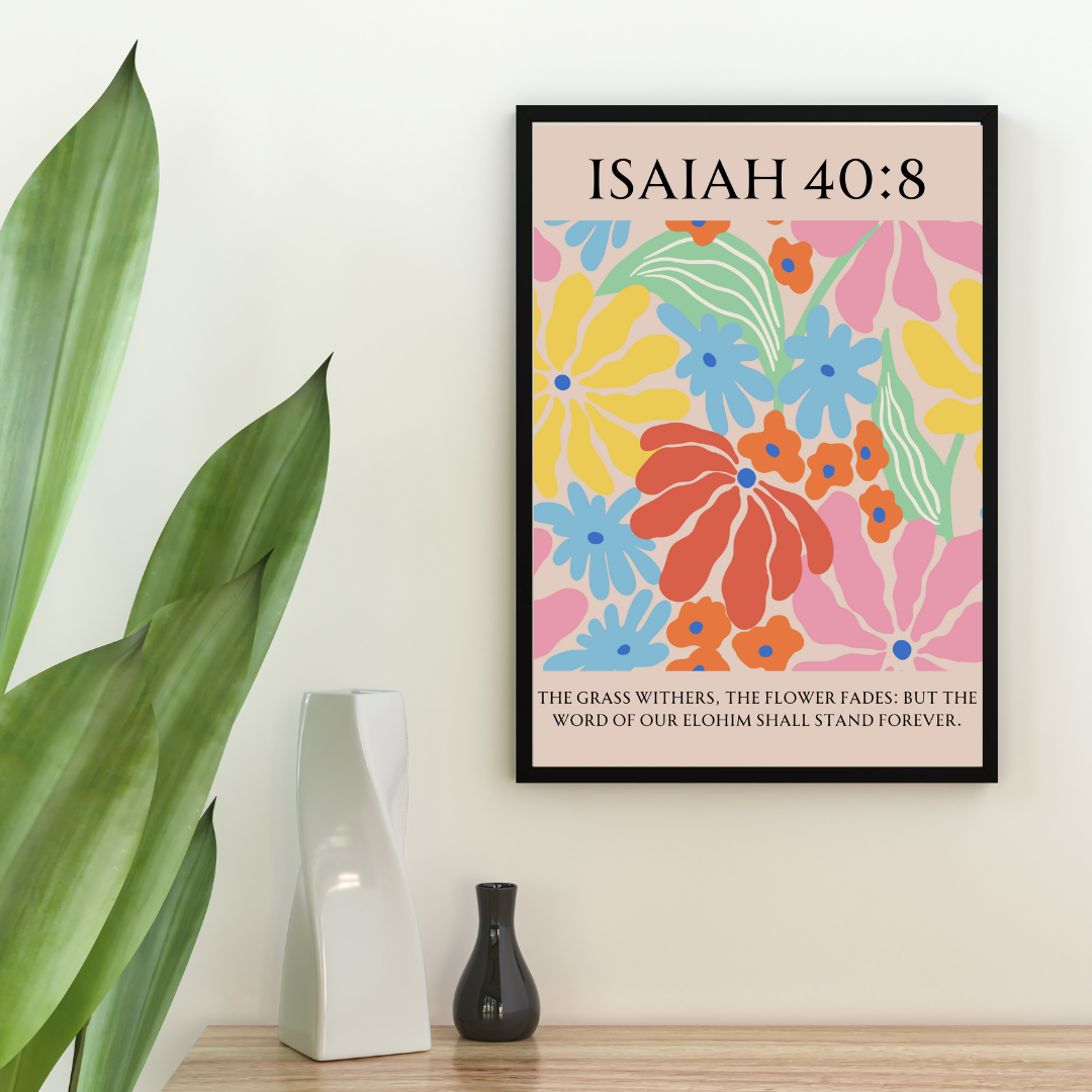 'Isaiah 40:8' Digital Art