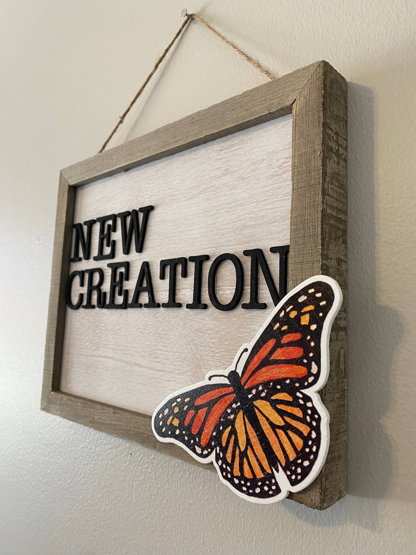 New Creation Wood Painting