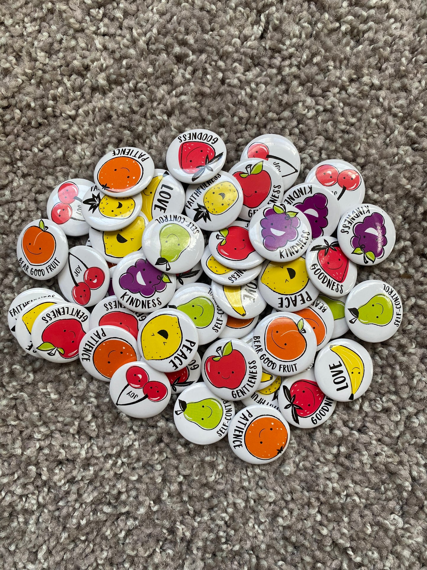Fruit of the Spirit Miniature Pins (With Free Gift!)