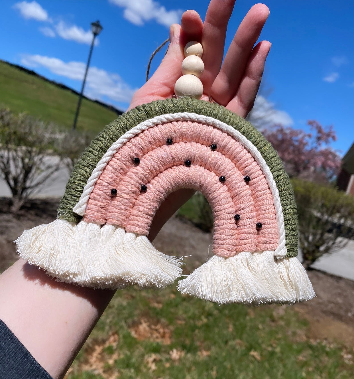 Watermelon Macrame Rainbow