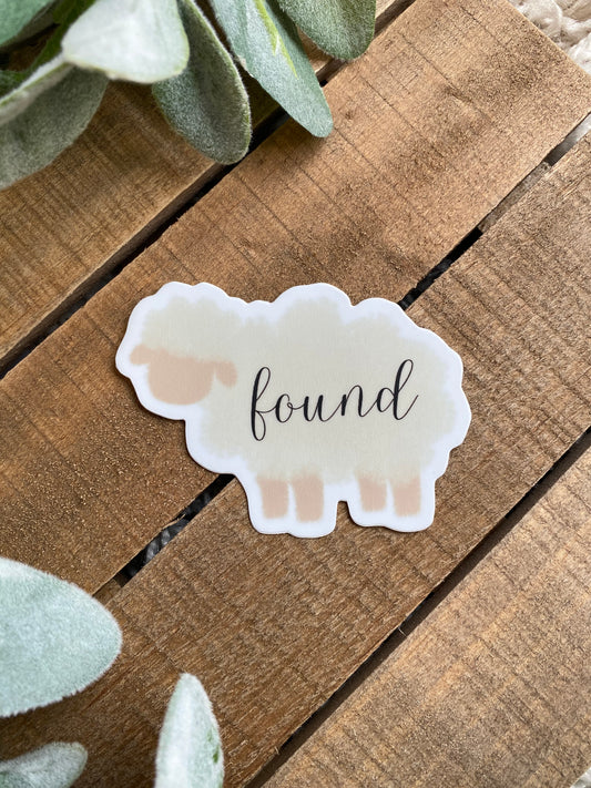 Found Sign Sticker Stickers – The Promise Perspective