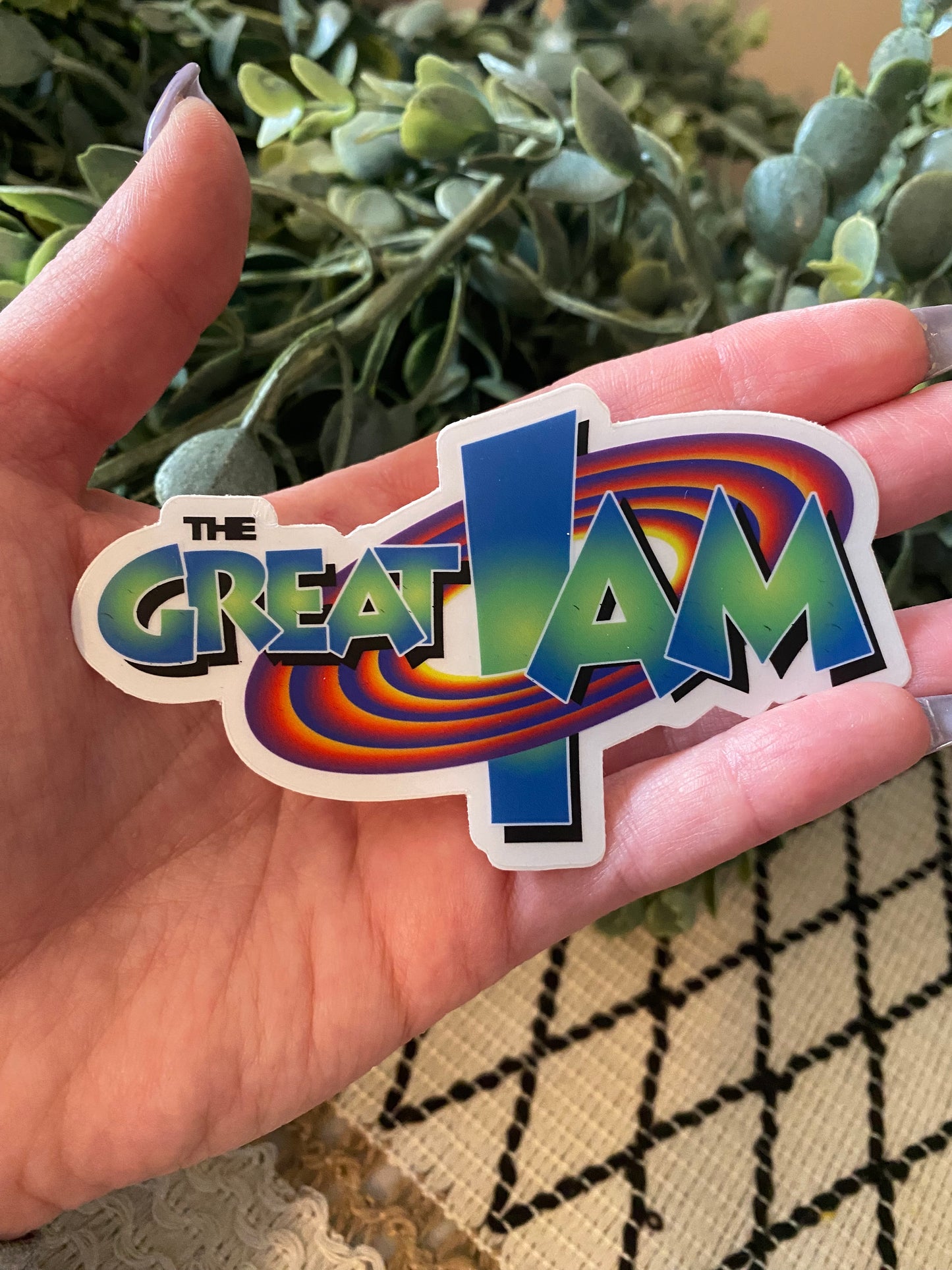 The Great I Am Sticker