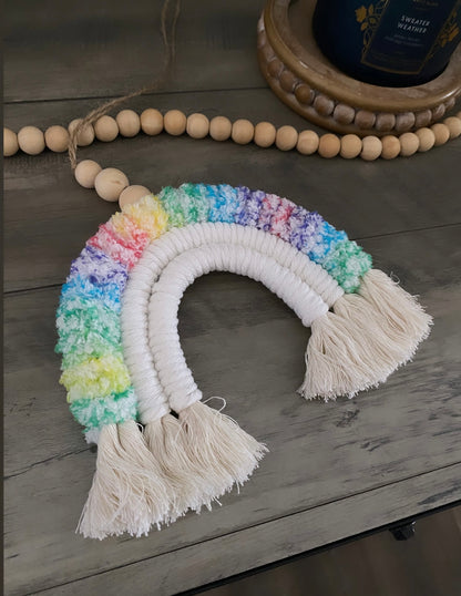 Multi-Color Macrame Rainbow