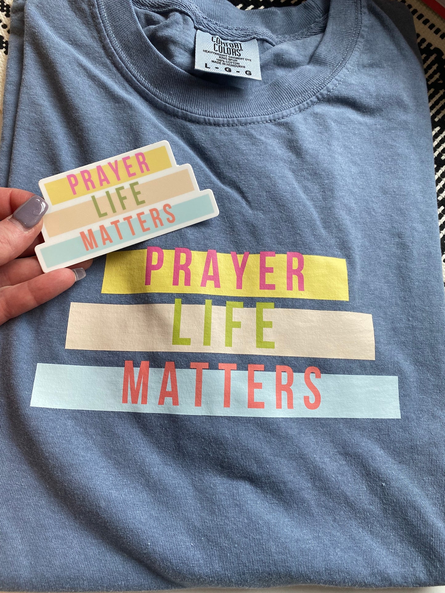 Prayer Life Matters Sticker (4" x 4")