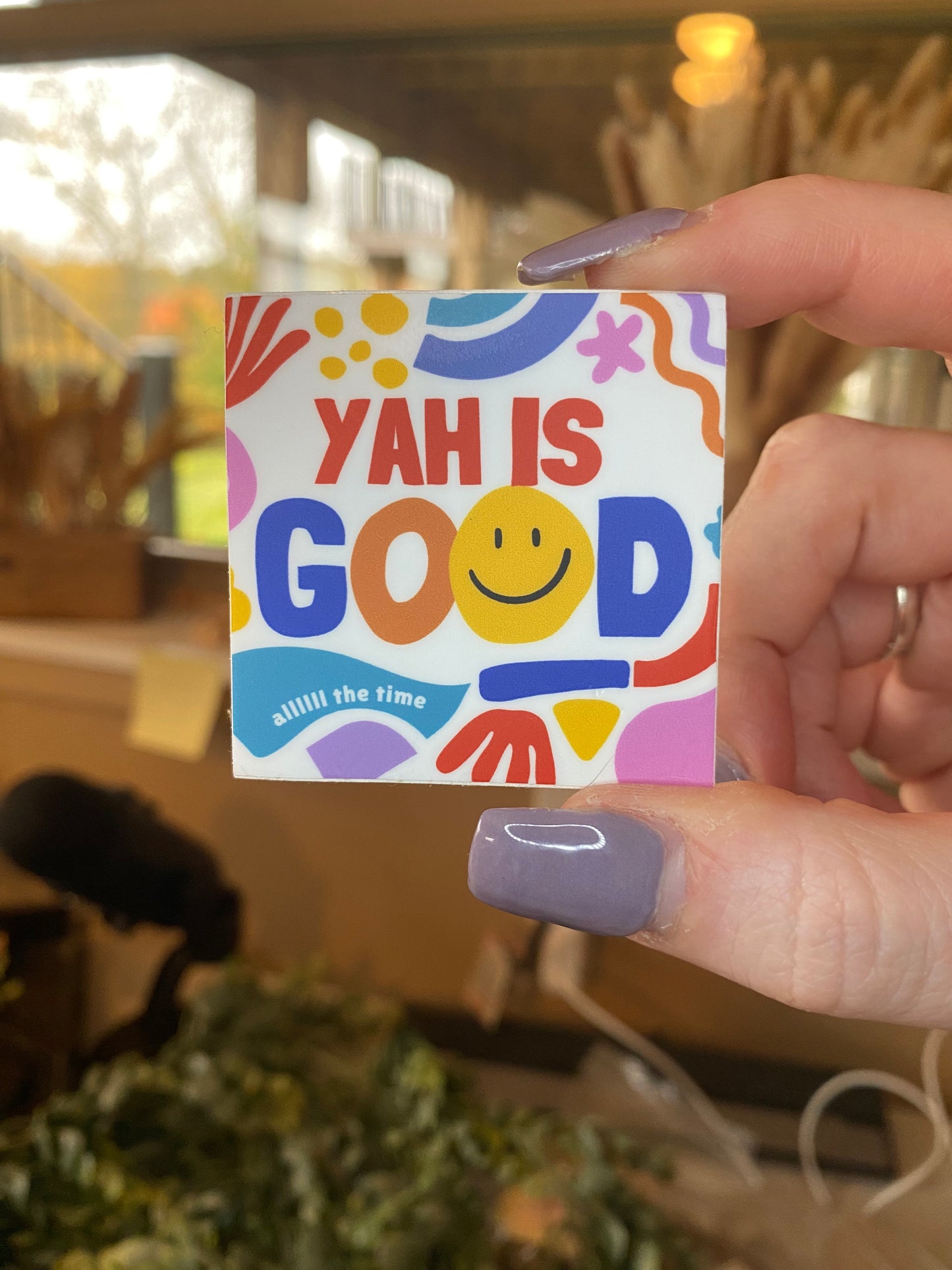 Yah is Good Sticker