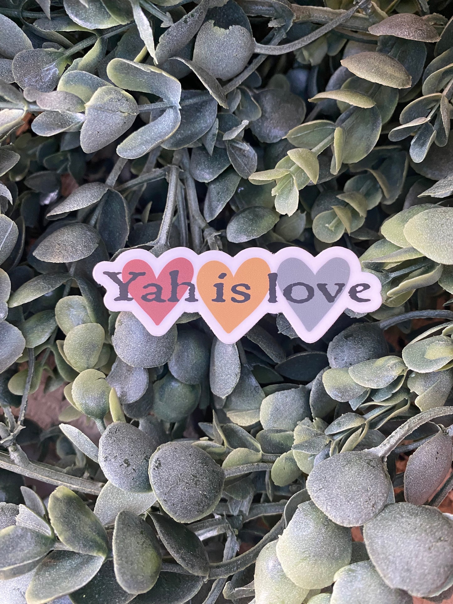Yah is Love Sticker